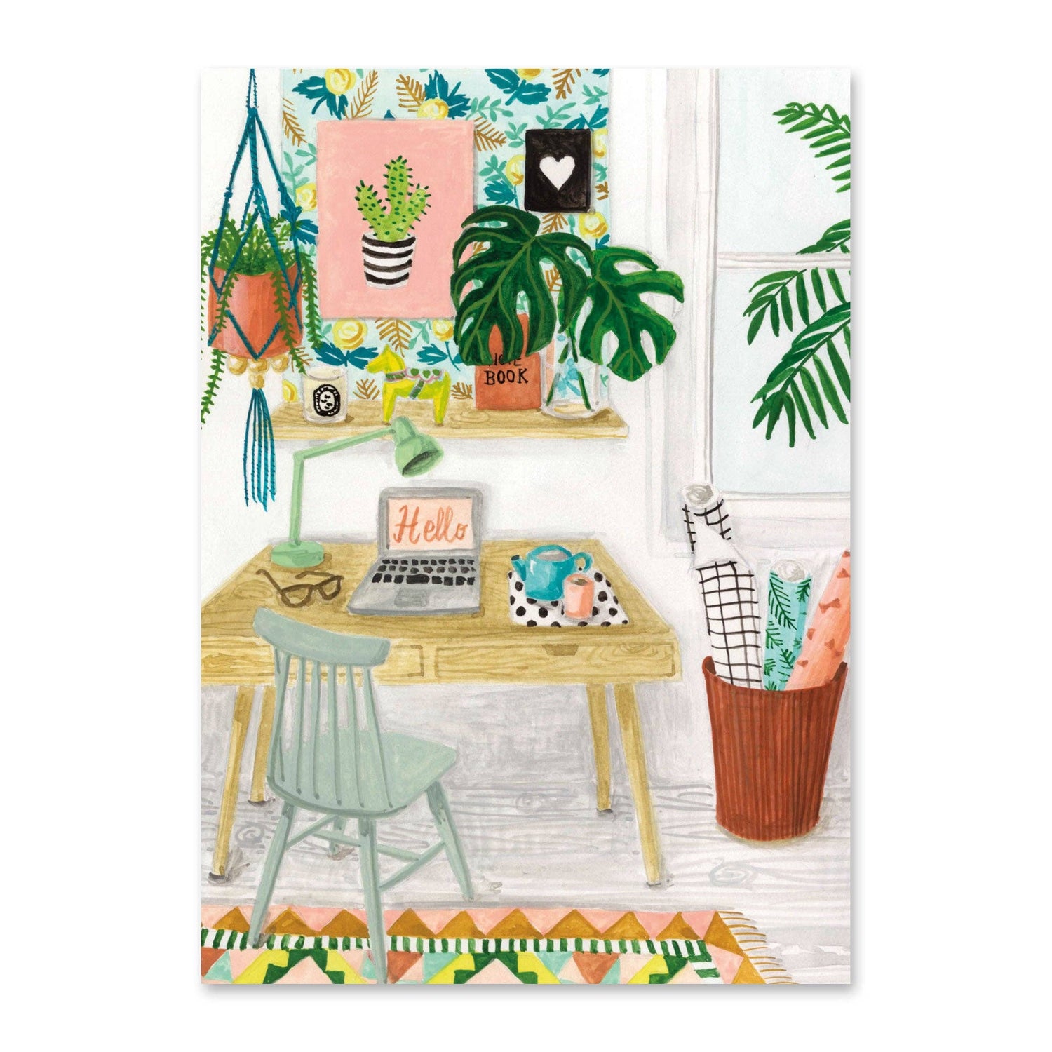 Carte postale Happy place - Mélanie Voituriez