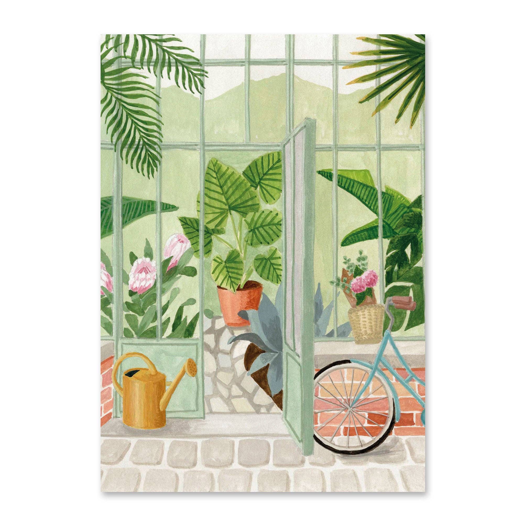 Carte postale Jardin d&