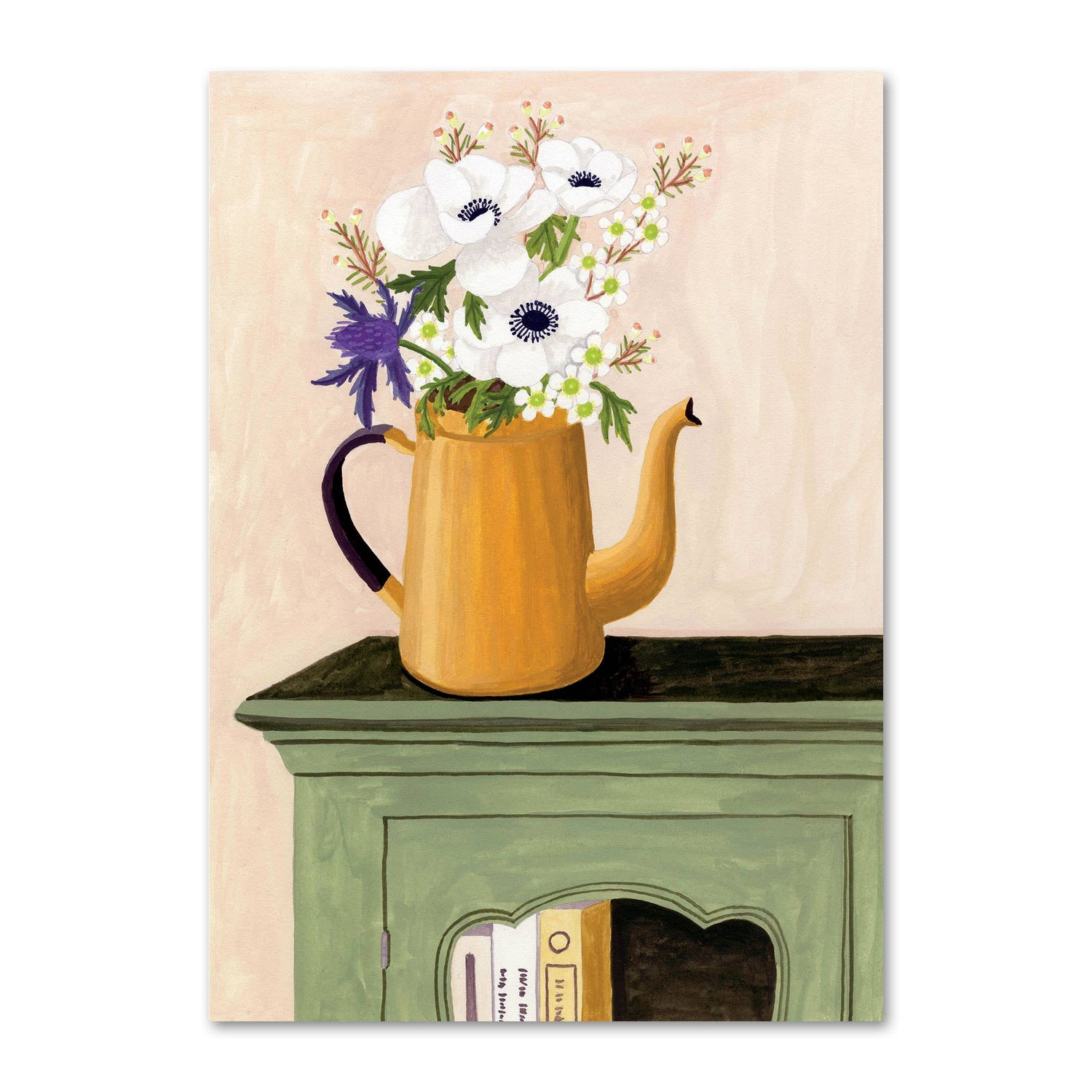 Carte postale La cafetière - Mélanie Voituriez