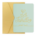 Carte postale "la famille c'est tout"