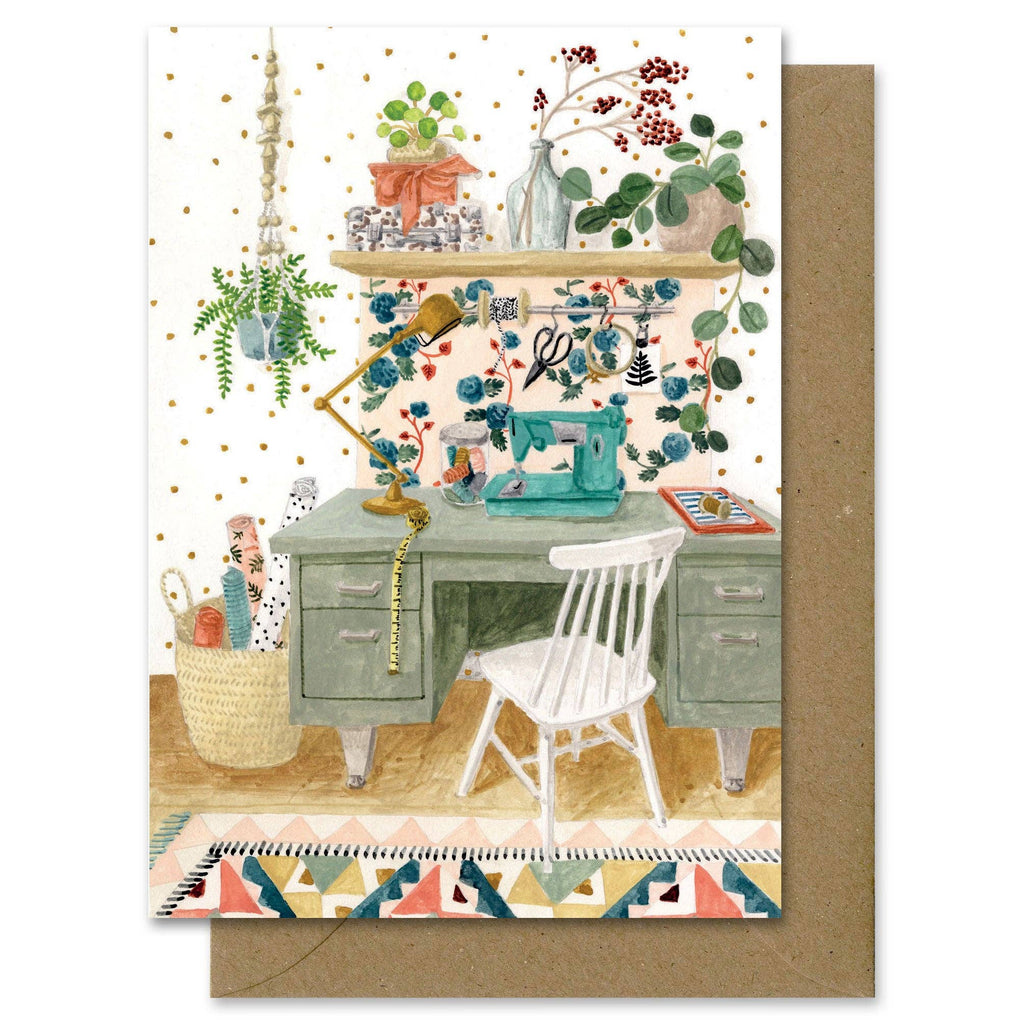 Carte postale L'atelier - Mélanie Voituriez