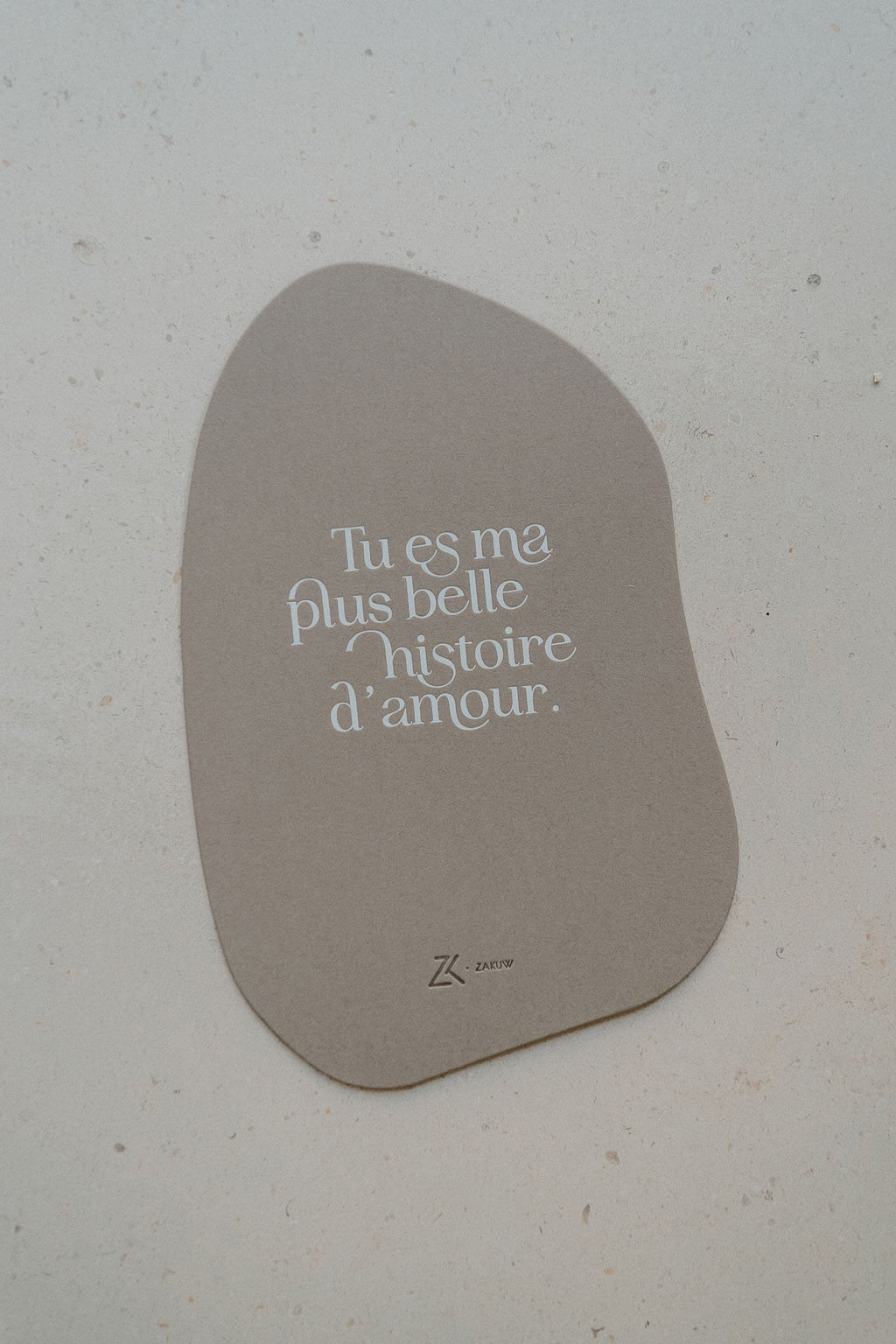 Carte postale naissance Amour - zakuw
