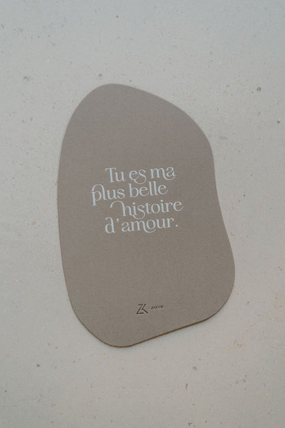 Carte postale naissance Amour - zakuw - Lili Margaret