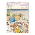 Carte postale Pique - nique plage - Mélanie Voituriez