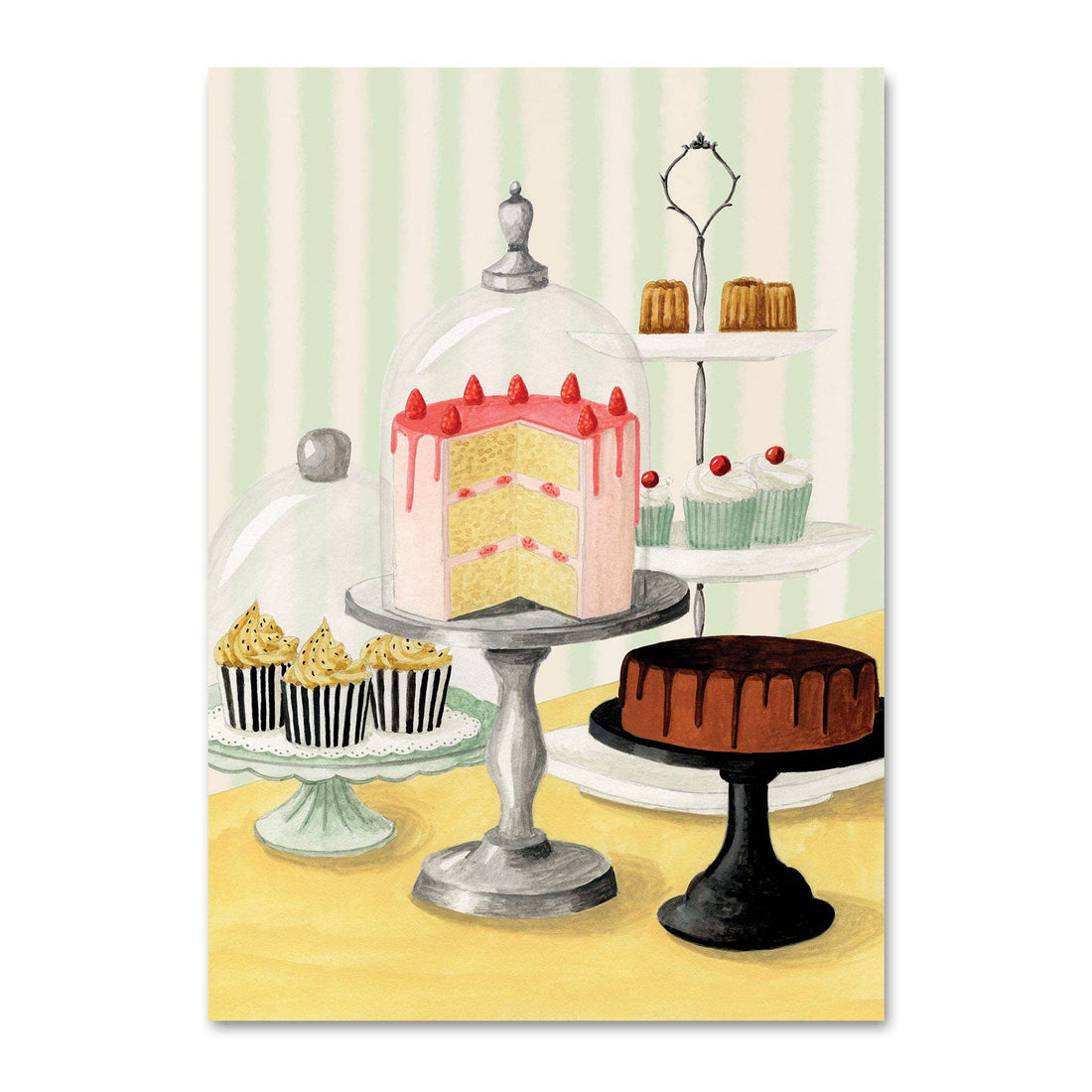 Carte postale Salon de thé - Mélanie Voituriez