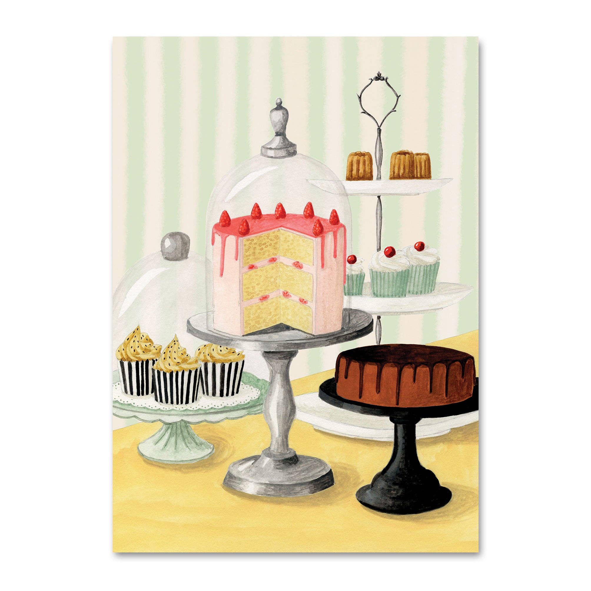 Carte postale Salon de thé - Mélanie Voituriez