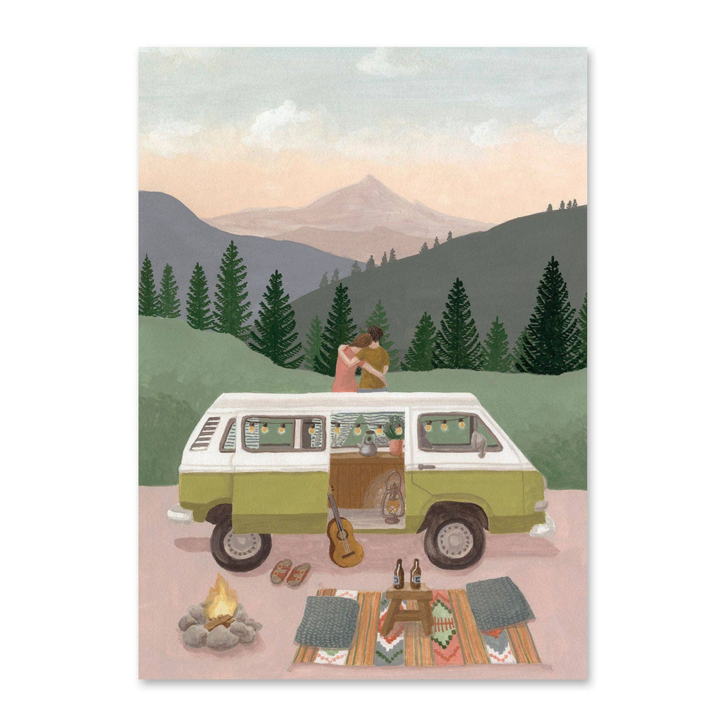 Carte postale Van life - Mélanie Voituriez