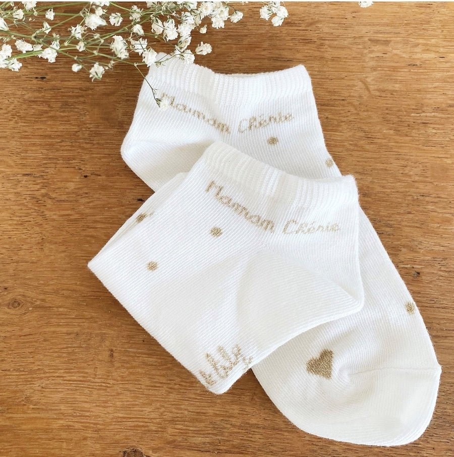 Chaussettes fantaisie femme "maman chérie"