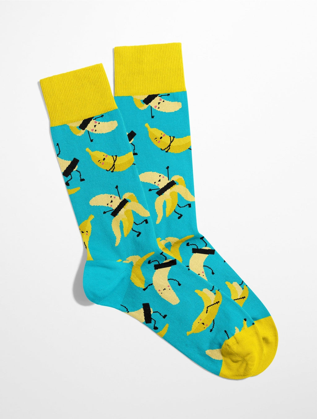 Chaussettes fantaisie pour homme banane