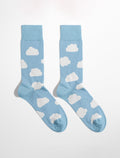 Chaussettes fantaisie homme imprimé nuages