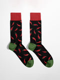 Chaussettes fantaisie homme piment