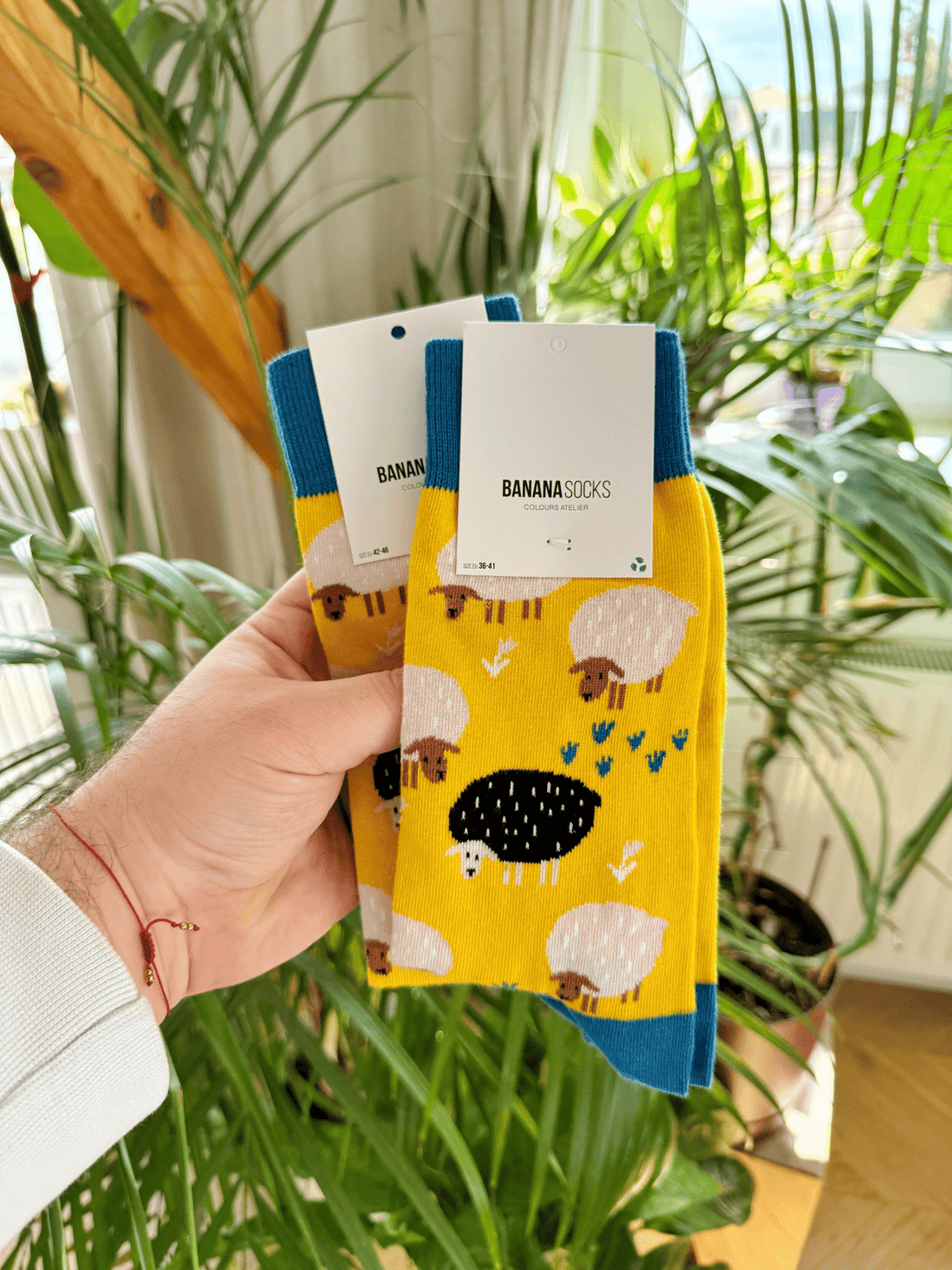 Chaussettes fantaisie homme “Mouton Noir” - Originales et confortables - Lili Margaret