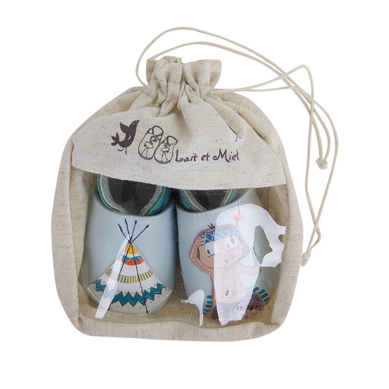 CHAUSSONS BÉBÉ et ENFANT EN CUIR SOUPLE INDIEN - Lait et Miel - Lili Margaret