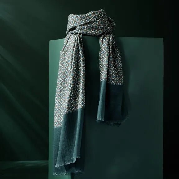 Chèche foulard homme wadi rum en coton bio - av08 paris