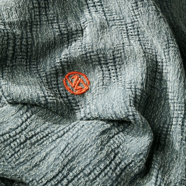 Chèche homme kaki - Foulard en coton bio AV08 Paris - Lili Margaret