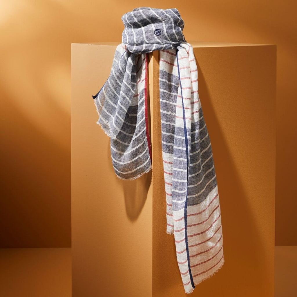 Chèche homme en lin doelan - av08 paris
