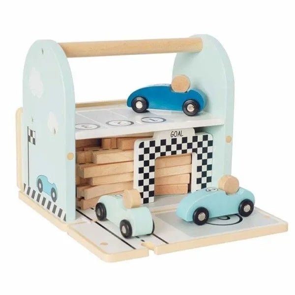 Circuit et voitures de courses en bois - jabadabado