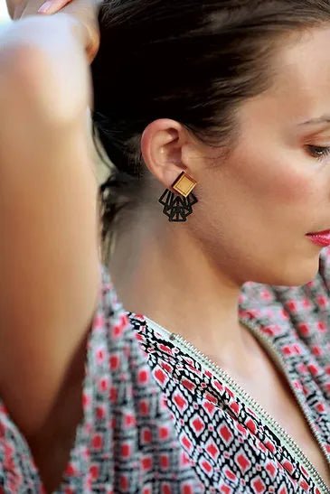 Coffret boucles d'oreilles alice graphik