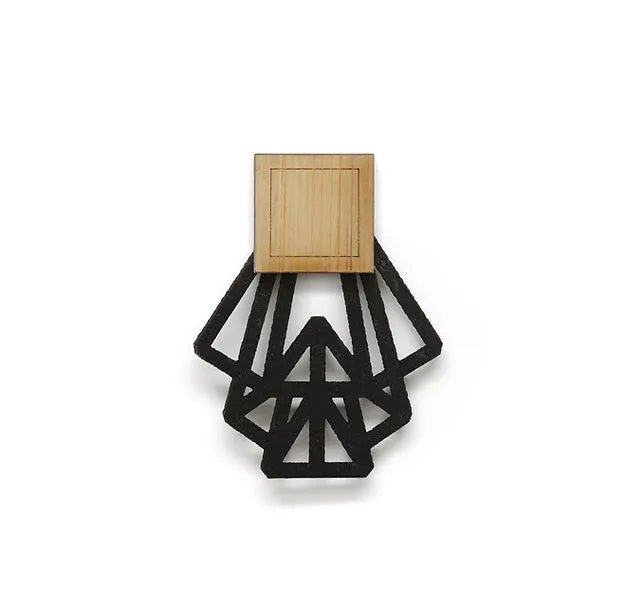 Coffret boucles d'oreilles alice graphik - matcha paris