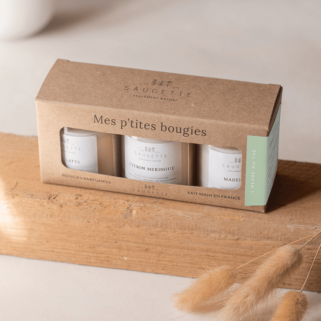Coffret bougies artisanales - L’heure du thé - Lili Margaret