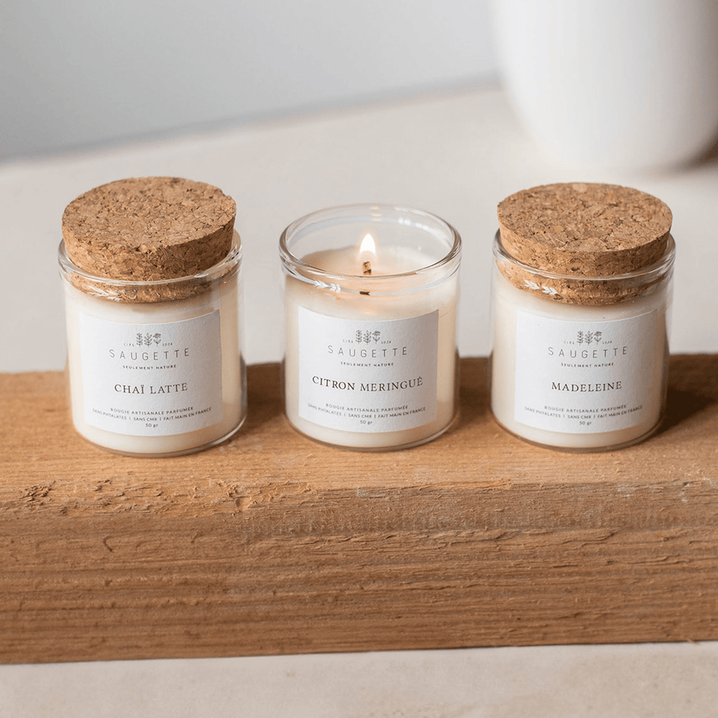 Coffret bougies artisanales - L’heure du thé