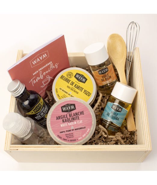 Coffret cosmetiques naturels "mes premières tambouilles" - waam