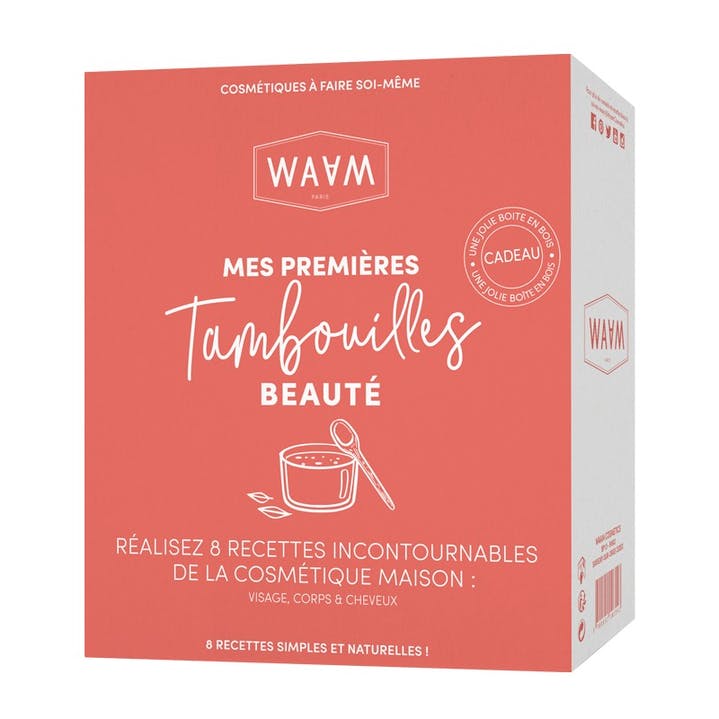 COFFRET COSMETIQUES NATURELS &quot;MES PREMIÈRES TAMBOUILLES&quot; - Waam - Lili Margaret