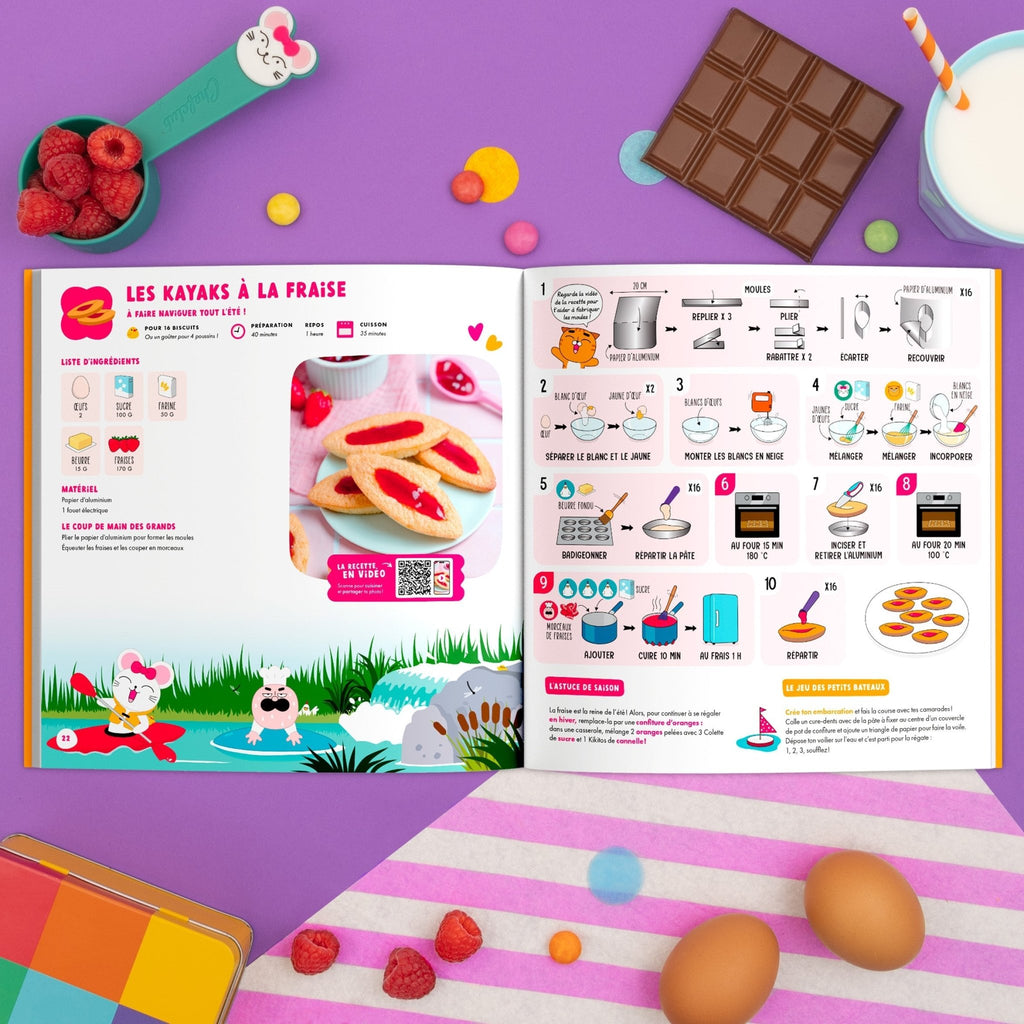Coffret cuisine enfant - mes goûters gourmands chefclub kids