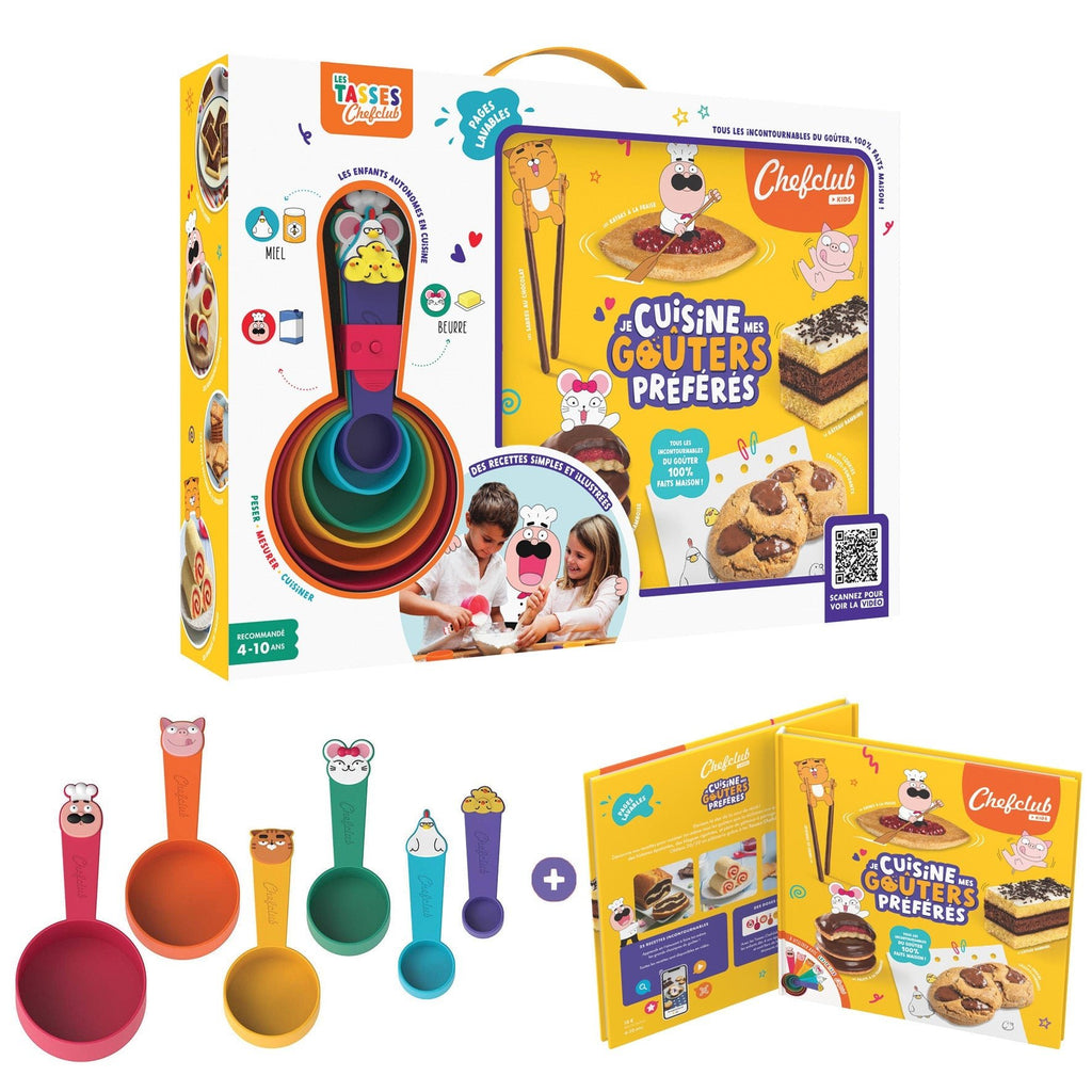 Coffret cuisine enfant - mes goûters gourmands chefclub kids
