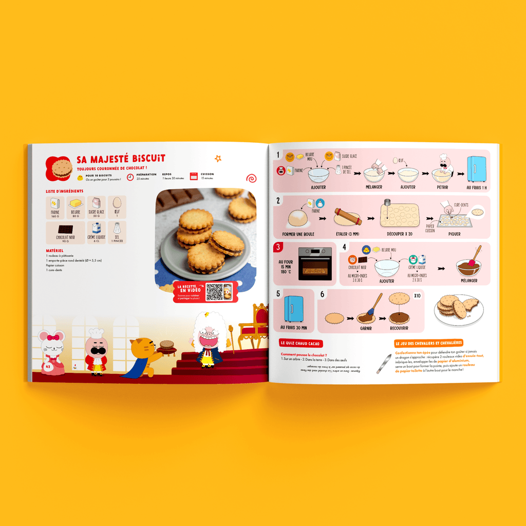 Coffret cuisine enfant - mes goûters gourmands chefclub kids