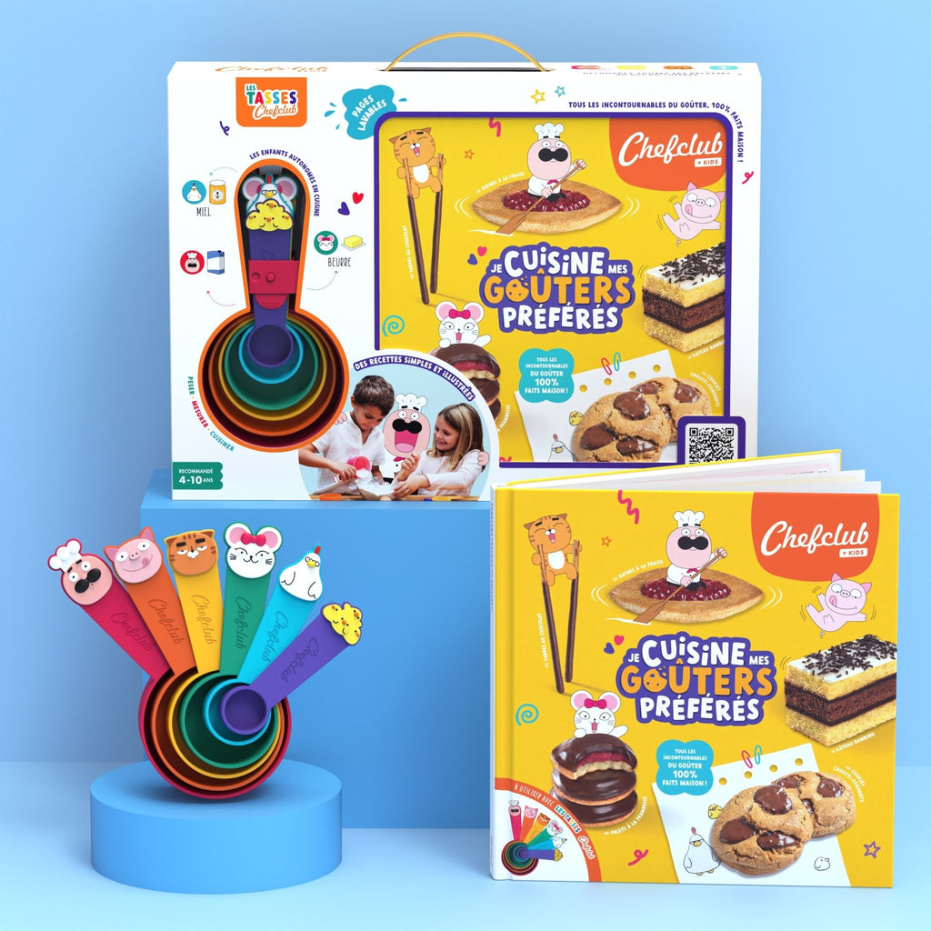Coffret cuisine enfant - mes goûters gourmands chefclub kids