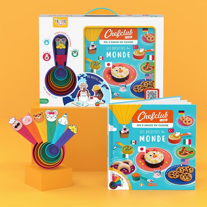 COFFRET CUISINE ENFANT RECETTES DU MONDE - Chefclub Kids - Lili Margaret