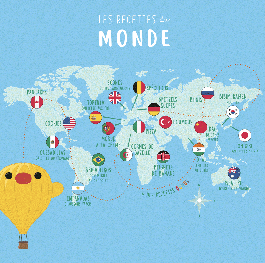 Coffret cuisine enfant - recettes du monde chefclub kids