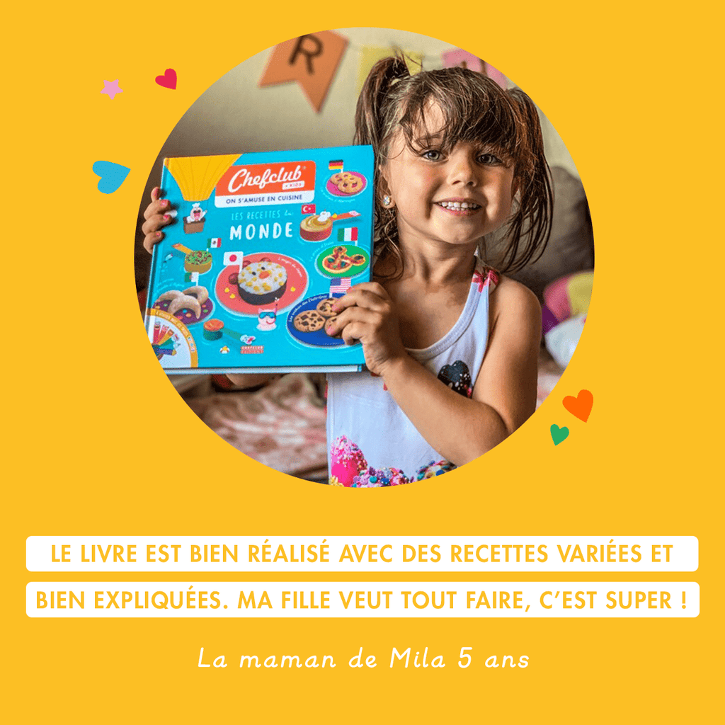 Coffret cuisine enfant - recettes du monde chefclub kids