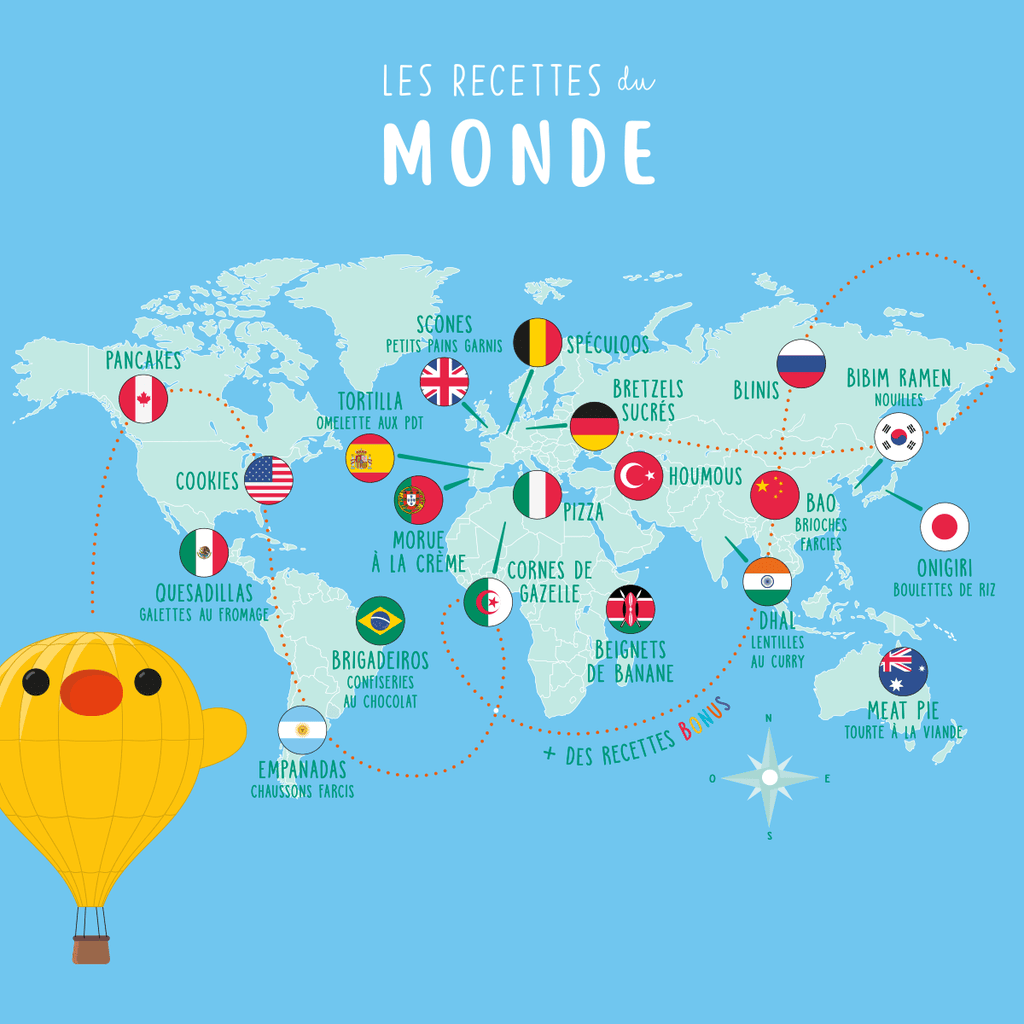 Coffret cuisine enfant - recettes du monde chefclub kids