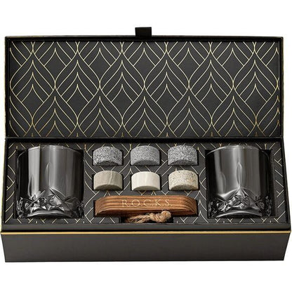 COFFRET DÉGUSTATION WHISKY &quot;ORIGINAL&quot; - ROCKS Whiskey Chilling Stones - Lili Margaret