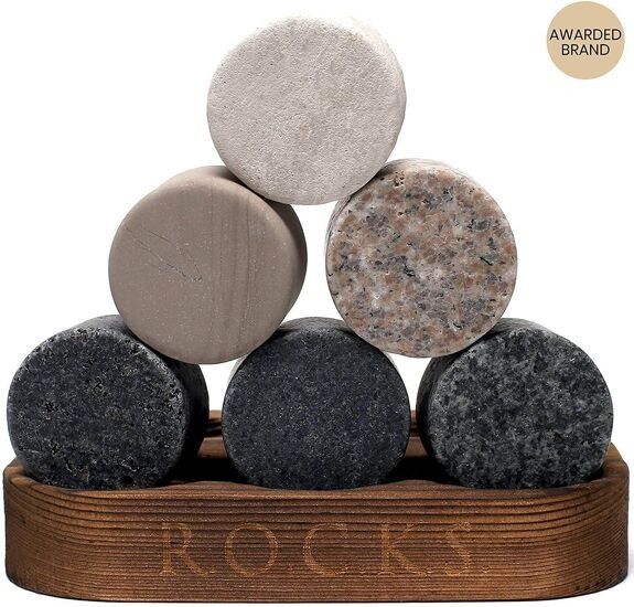 COFFRET DÉGUSTATION WHISKY &quot;TWIST&quot; - ROCKS Whiskey Chilling Stones - Lili Margaret