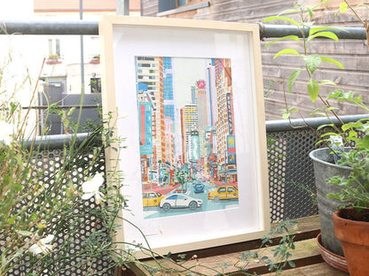 Coffret peinture au numéro - Petit Pinceau - Broadway and West 53RD par Grace Helmer - Lili Margaret