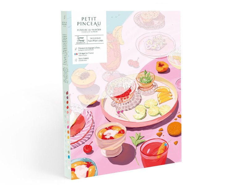 Coffret peinture au numéro - Petit Pinceau - Summer Dreams par Sun Lee - Lili Margaret