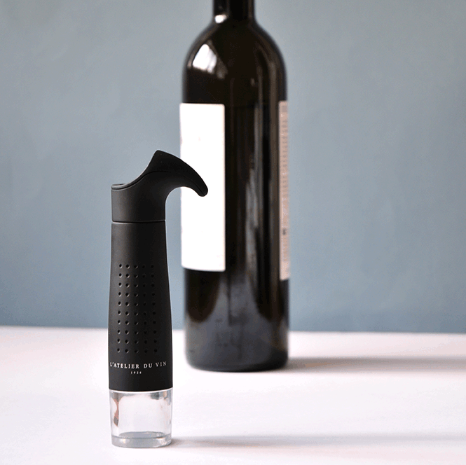 Coffret tire - bouchon et pompe à vin gard'vin® - cadeau sommelier atelier du vin
