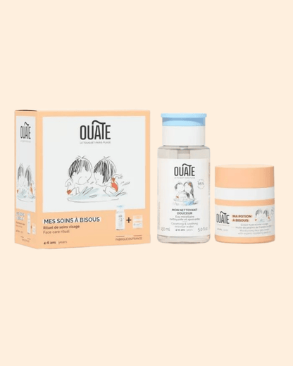 COFFRET SOIN VISAGE BIO ENFANT 4 - 6 ans &quot;MES SOINS À BISOUS&quot; - Ouate Paris - Lili Margaret