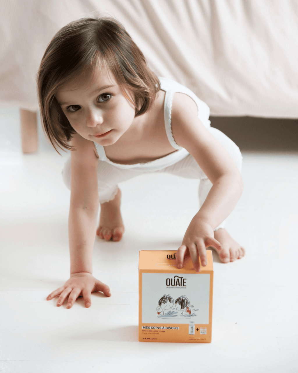 Coffret soin visage bio enfant 4 - 6 ans "mes soins à bisous" - ouate paris