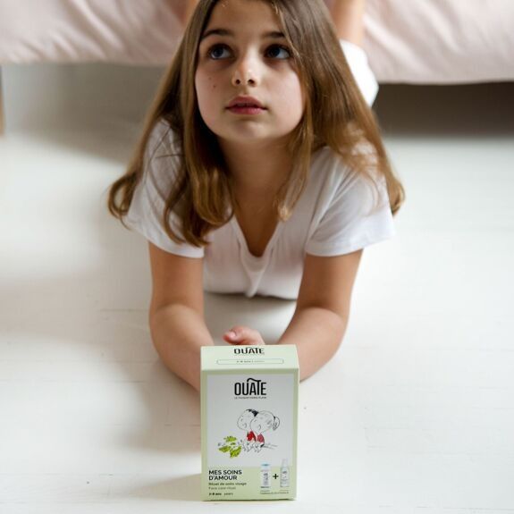 Coffret soin visage bio enfant 7 - 8 ans "mes soins d'amour" - ouate paris
