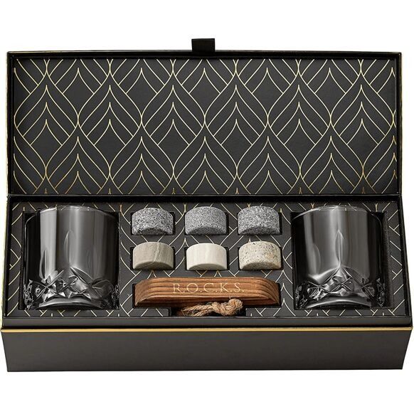 COFFRET DÉGUSTATION WHISKY &quot;ORIGINAL&quot; - ROCKS Whiskey Chilling Stones