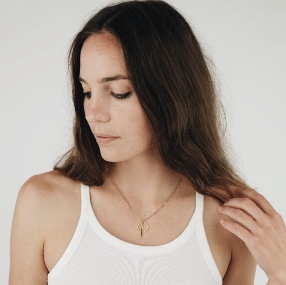 Collier laiton "jules"