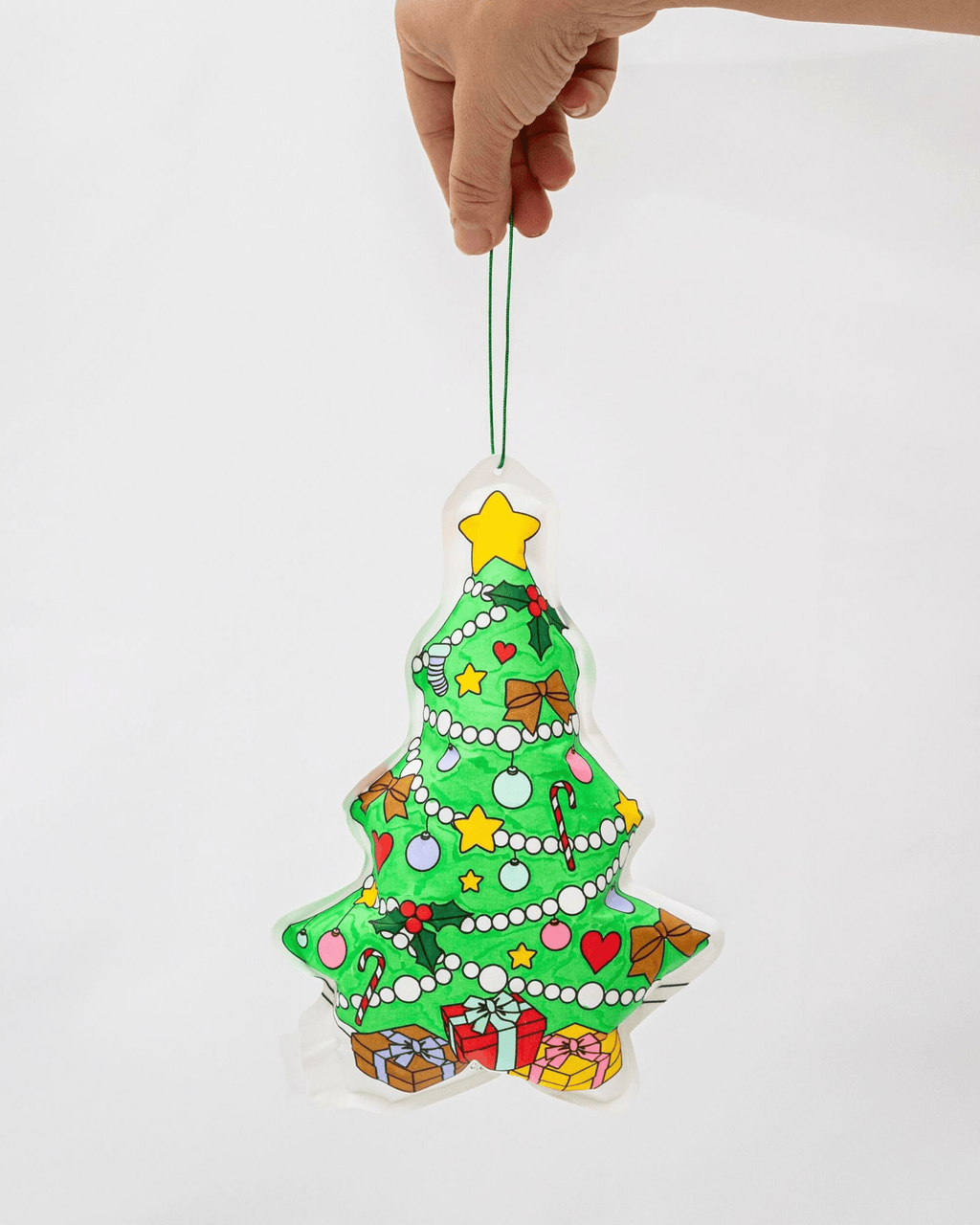Coloriage de noël gonflable à colorier - Lot de 3 figurines à suspendre