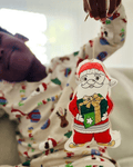 Coloriage de noël gonflable à colorier - Lot de 3 figurines à suspendre