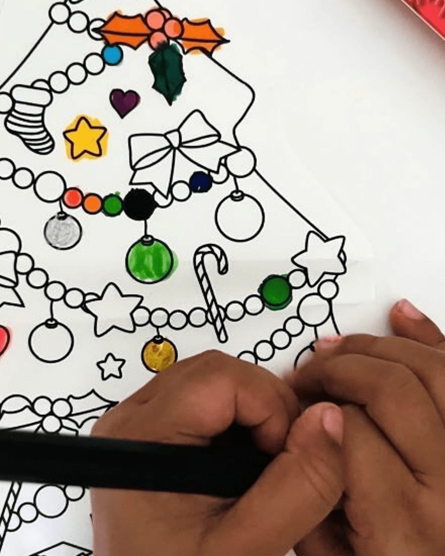 Coloriage de noël gonflable à colorier - Lot de 3 figurines à suspendre - Lili Margaret