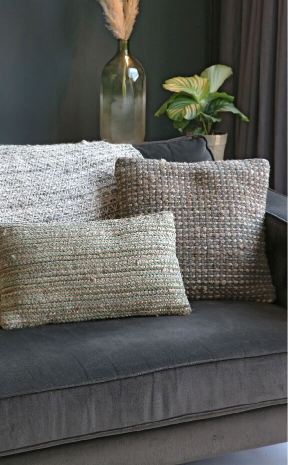 Coussin delhi chenille 30x50 cm - sizo