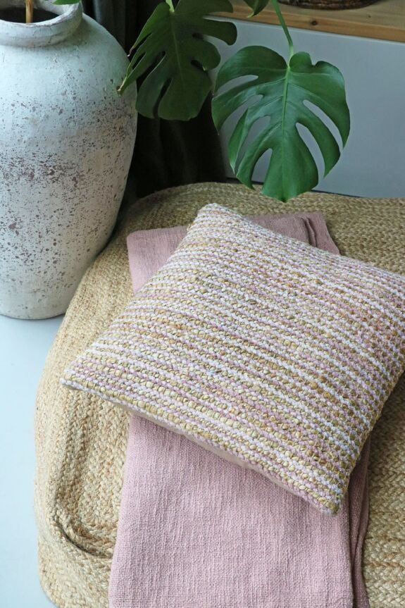 Coussin delhi chenille 45x45 cm - sizo